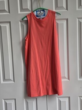 Old Navy Bright Coral Sleeveless Dress